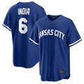 Johmsee KC.Royals #6 Jonathan India Player Royal Game Home Stitched Jerseys