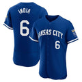 Johmsee KC.Royals #6 Jonathan India Player Royal Limited Elite Home Stitched Jerseys