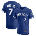 Johmsee KC.Royals #7 Bobby Witt Jr. Player Royal Limited Elite Home Stitched Jerseys