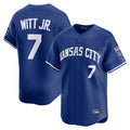 Johmsee KC.Royals #7 Bobby Witt Jr. Player Royal Limited Home Stitched Jerseys