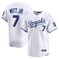 Johmsee KC.Royals #7 Bobby Witt Jr. Player White Alt Limited Home Stitched Jerseys