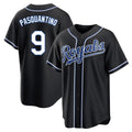 Johmsee KC.Royals #9 Vinnie Pasquantino Player Black Carbon Fashion Home Game Stitched Jerseys