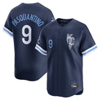 Johmsee KC.Royals #9 Vinnie Pasquantino Player Navy City Connect Limited Home Stitched Jerseys