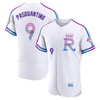 Johmsee KC.Royals #9 Vinnie Pasquantino Player White 2026 City Connect Limited Elite Home Stitched Jerseys