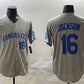 Kansas City Royals #16 Bo Jackson Gray 2024 Away Limited Stitched Baseball Jersey