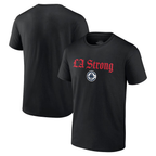 Johmsee L.Clippers Black LA Strong T-Shirt Stitched Jerseys