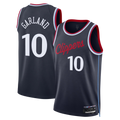 Johmsee L.Clippers #10 Darius Garland Navy Swingman Stitched Jerseys- Icon Edition