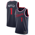 Johmsee L.Clippers #1 Keaton Wagler Navy Swingman Stitched Jerseys - Icon Edition