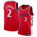 Johmsee L.Clippers #2 Kawhi Leonard Red 2024-2025 Swingman Stitched Jerseys - Statement Edition