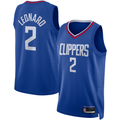 Johmsee L.Clippers #2 Kawhi Leonard Royal Swingman Stitched Jerseys - Icon Edition