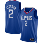 Johmsee L.Clippers #2 Kawhi Leonard Royal Swingman Stitched Jerseys - Icon Edition