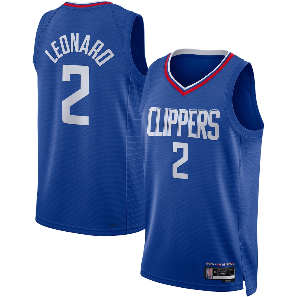Johmsee L.Clippers #2 Kawhi Leonard Royal Swingman Stitched Jerseys - Icon Edition
