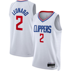 Johmsee L.Clippers #2 Kawhi Leonard White Swingman Stitched Jerseys - Association Edition