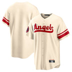Johmsee LA.Angels Cream City Connect Home Blank Player Stitched Jerseys