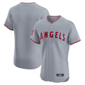 Johmsee LA.Angels Gray Home Limited Elite Blank Player Stitched Jerseys