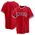 Johmsee LA.Angels Red Home Game Blank Player Stitched Jerseys