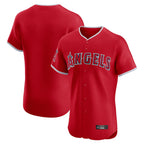 Johmsee LA.Angels Red Home Limited Elite Blank Player Stitched Jerseys