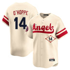 Johmsee LA.Angels #14 Logan O'Hoppe Player Cream City Connect Limited Home Stitched Jerseys