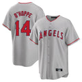 Johmsee LA.Angels #14 Logan O'Hoppe Player Gray Home Game Stitched Jerseys