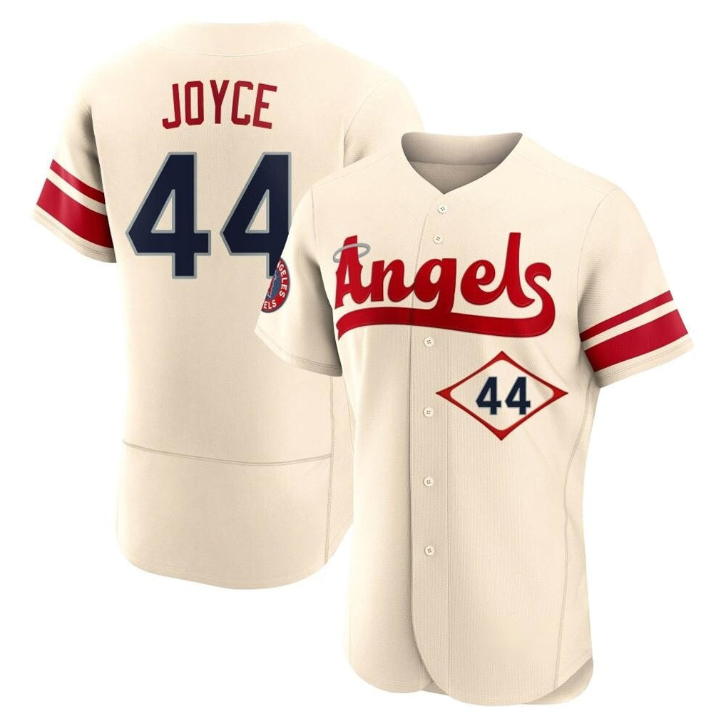 Johmsee LA.Angels #44 Ben Joyce Player Cream City Connect Limited ELite Home Stitched Jerseys