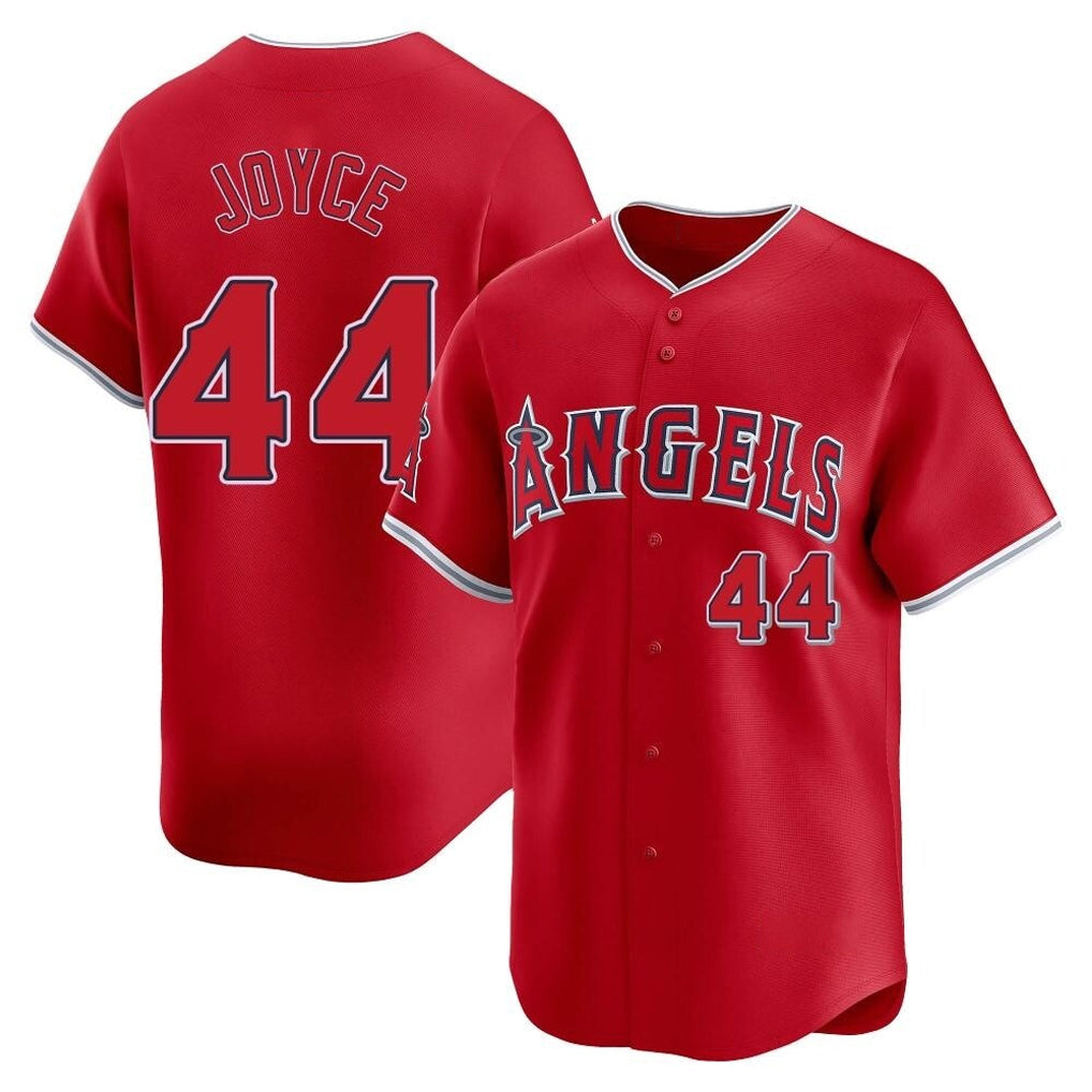 Johmsee LA.Angels #44 Ben Joyce Player Red Home Limited Stitched Jerseys