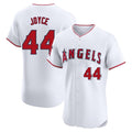 Johmsee LA.Angels #44 Ben Joyce Player White Limited Elite Stitched Home Jerseys