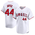 Johmsee LA.Angels #44 Ben Joyce Player White Limited Home Stitched Jerseys