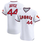 Johmsee LA.Angels #44 Ben Joyce Player White T-shirt Home Limited Elite Stitched Jerseys
