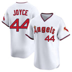 Johmsee LA.Angels #44 Ben Joyce Player White T-shirt Home Limited Stitched Jerseys