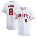 Johmsee LA.Angels #6 Anthony Rendon Player White Limited Elite Stitched Home Jerseys