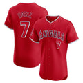 Johmsee LA.Angels #7 Jo Adell Player Red Home Limited Elite Stitched Jerseys