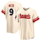 Johmsee LA.Angels #9 Zach Neto Player Cream City Connect Home Stitched Jerseys