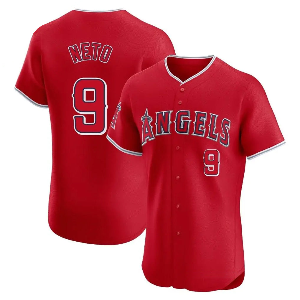 Johmsee LA.Angels #9 Zach Neto Player Red Home Limited Elite Stitched Jerseys
