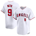 Johmsee LA.Angels #9 Zach Neto Player White Limited Home Stitched Jerseys