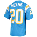 Johmsee LA.Chargers 1994 #20 Natrone Means Mitchell & Ness Powder Blue Authentic Throwback Retired Player Jersey