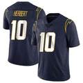 Johmsee LA.Chargers #10 Justin Herbert Player Navy Limited Vapor Untouchable Home Game Stitched Jerseys