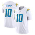 Johmsee LA.Chargers #10 Justin Herbert Player White Limited Vapor Untouchable Home Game Stitched Jerseys