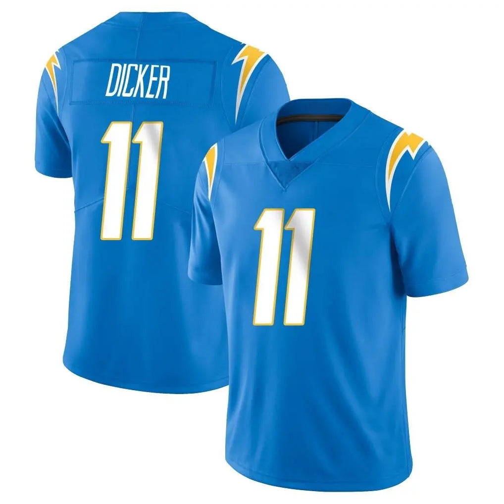 Johmsee LA.Chargers #11 Cameron Dicker Player Blue Limited Vapor Untouchable Home Game Stitched Jerseys