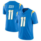 Johmsee LA.Chargers #11 Cameron Dicker Player Blue Limited Vapor Untouchable Home Game Stitched Jerseys