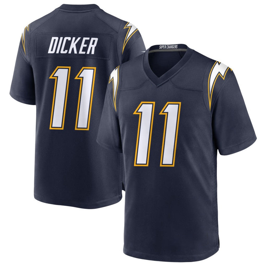 Johmsee LA.Chargers #11 Cameron Dicker Player Navy Alternate Home Game Stitched Jerseys
