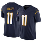 Johmsee LA.Chargers #11 Cameron Dicker Player Navy Limited Vapor F.U.S.E. Home Game Stitched Jerseys