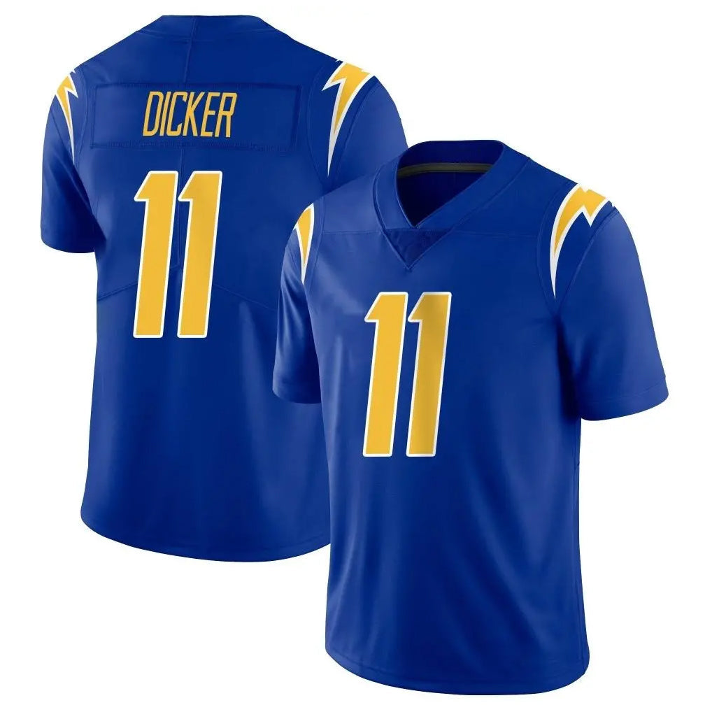 Johmsee LA.Chargers #11 Cameron Dicker Player Royal Limited Vapor Home Game Stitched Jerseys