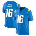 Johmsee LA.Chargers #16 J.K. Scott Player Blue Limited Vapor Untouchable Home Game Stitched Jerseys