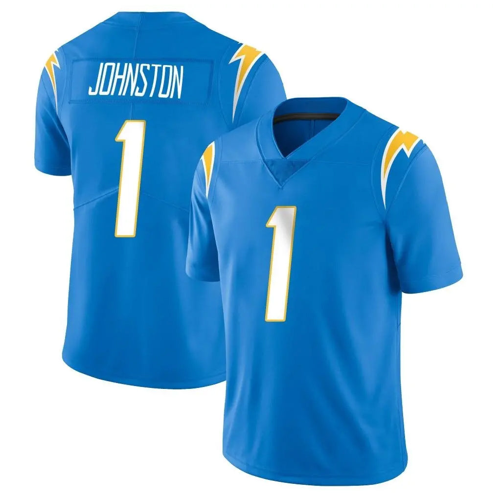 Johmsee LA.Chargers #1 Quentin Johnston Player Blue Limited Vapor Untouchable Home Game Stitched Jerseys