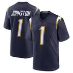 Johmsee LA.Chargers #1 Quentin Johnston Player Navy Alternate Home Game Stitched Jerseys