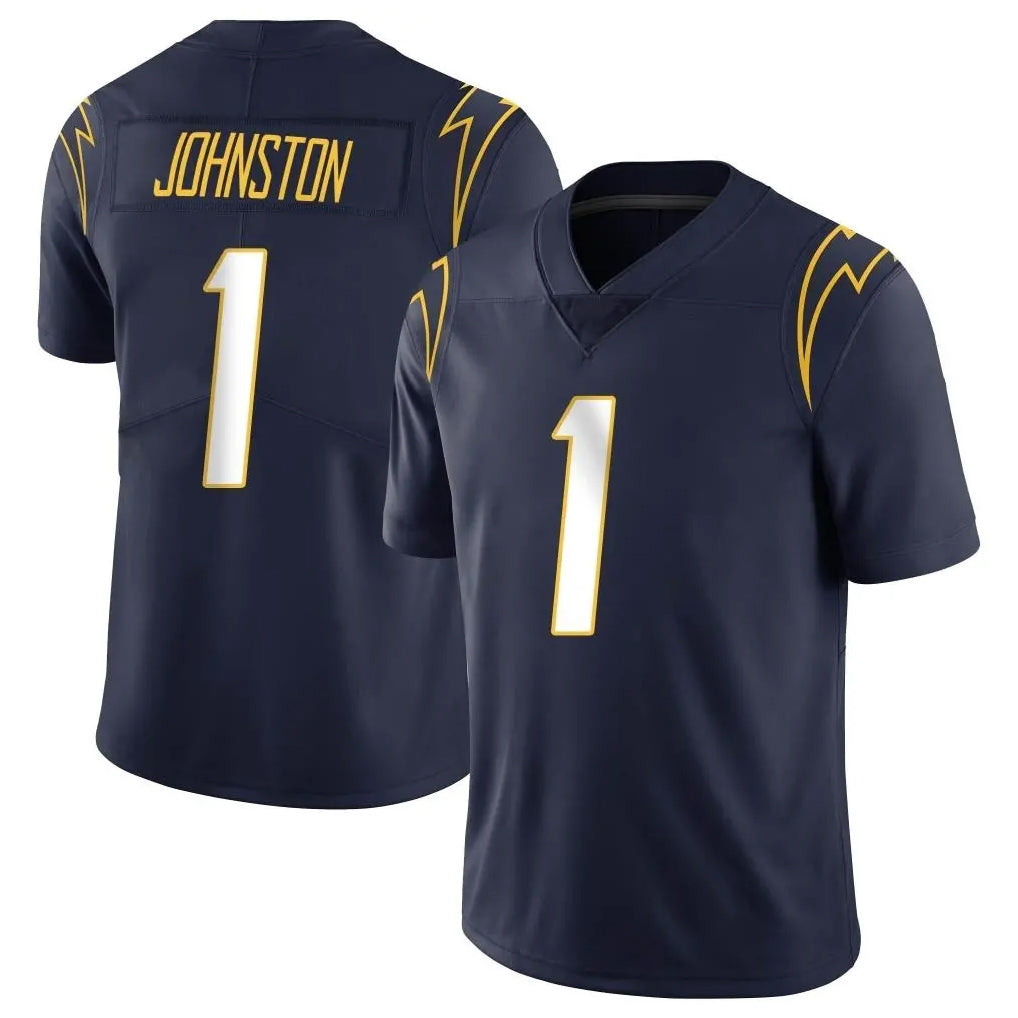 Johmsee LA.Chargers #1 Quentin Johnston Player Navy Limited Vapor Untouchable Home Game Stitched Jerseys