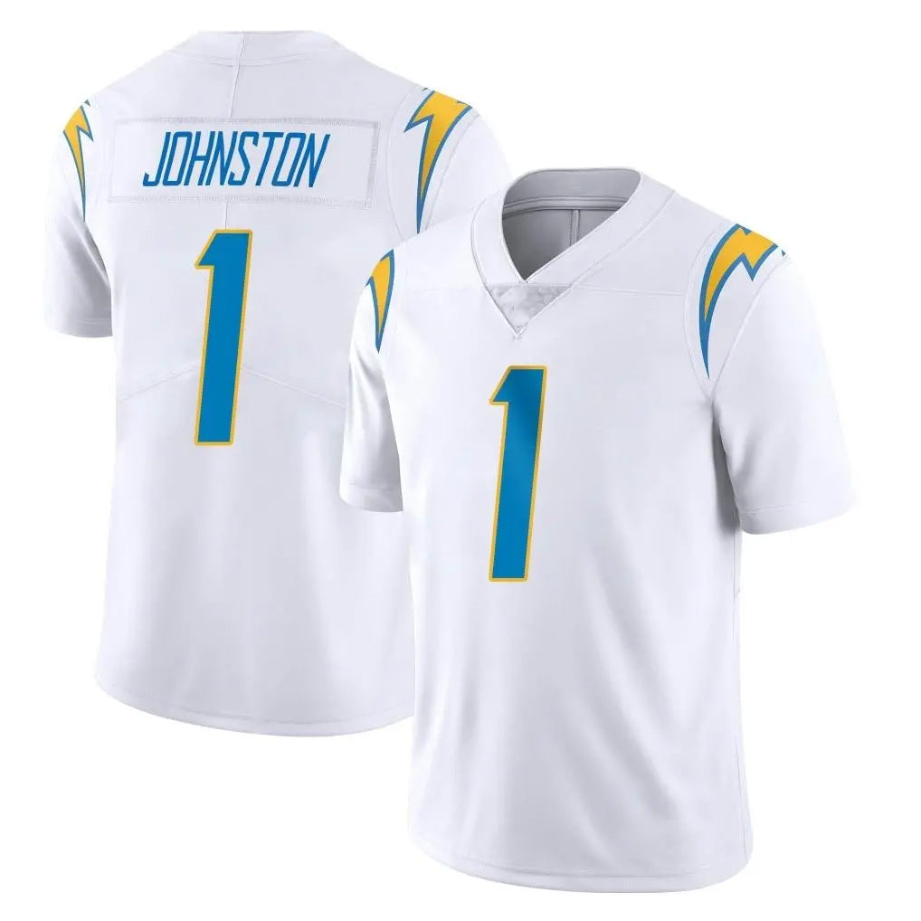 Johmsee LA.Chargers #1 Quentin Johnston Player White Limited Vapor Untouchable Home Game Stitched Jerseys