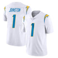 Johmsee LA.Chargers #1 Quentin Johnston Player White Limited Vapor Untouchable Home Game Stitched Jerseys