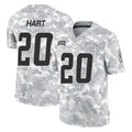 Johmsee LA.Chargers #20 Cam Hart Player Arctic Camo Salute To Service Limited Game Stitched Jerseys
