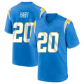 Johmsee LA.Chargers #20 Cam Hart Player Blue Home Game Stitched Jerseys